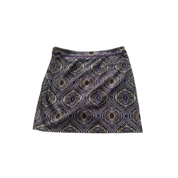 EP Pro Purple Medallion/Paisley Golf Tennis Pickleball Athletic Skort Size 10 - Picture 3 of 3
